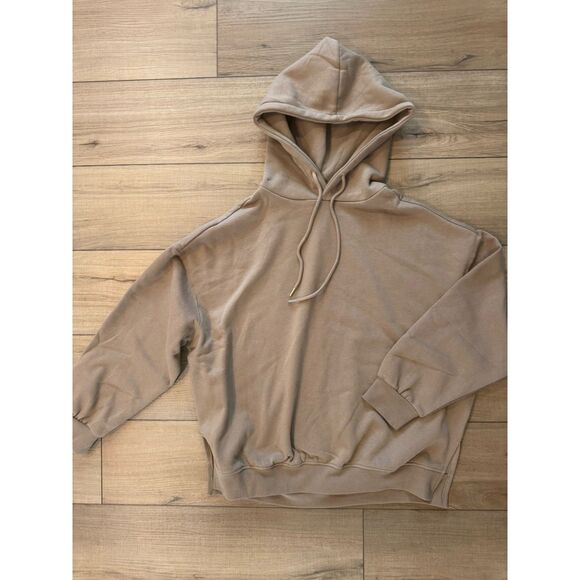 Social Threads X Risen Jeans Women’s Pullover Hoodie Sweater Small S Sand NWT - Picture 1 of 1